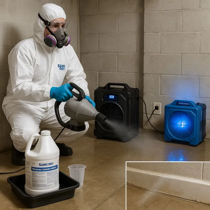 Sanitization and Odor Removal process in North Hero, VT