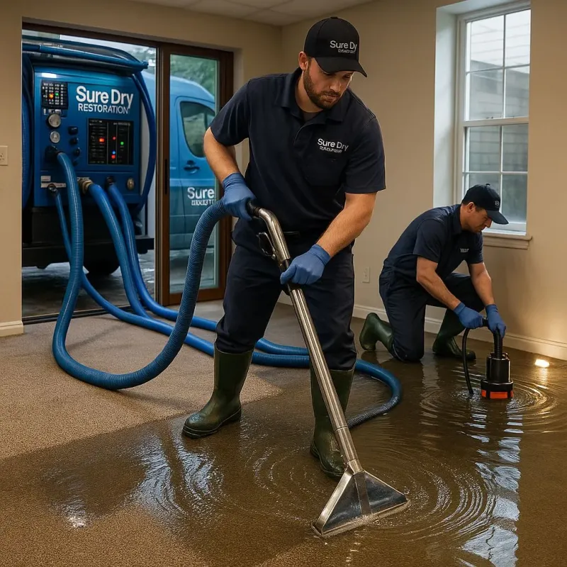 Water Extraction and Removal process in North Hero, VT